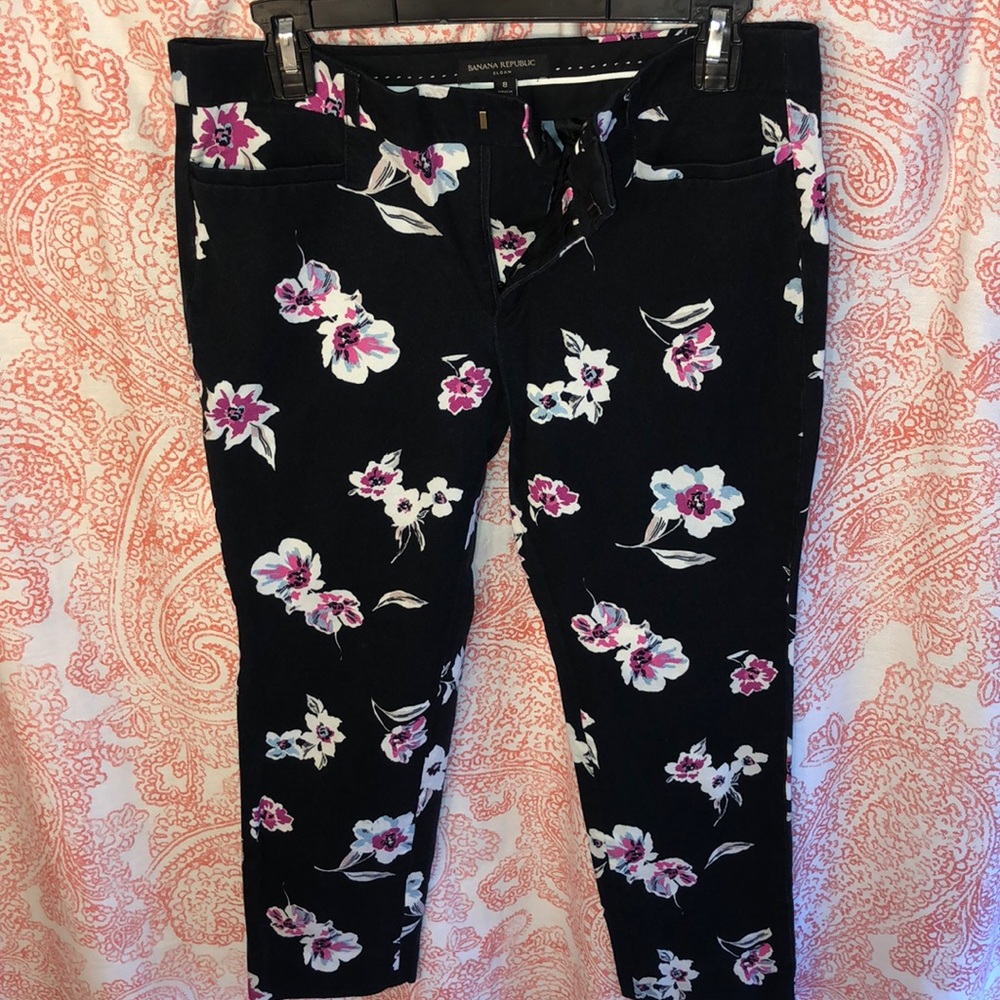 Banana Republic floral pants